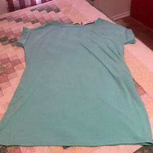 Pretty Zenana 2XL short tee shirt dress with cuff sleeves